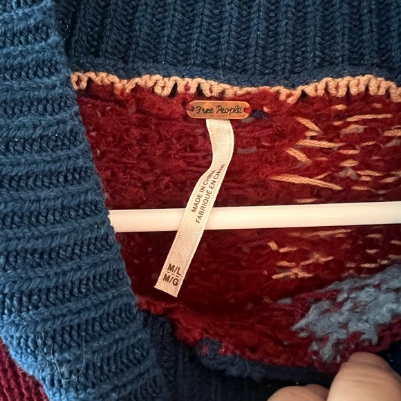 Free People Patchwork Sweater - Picture 4 of 6